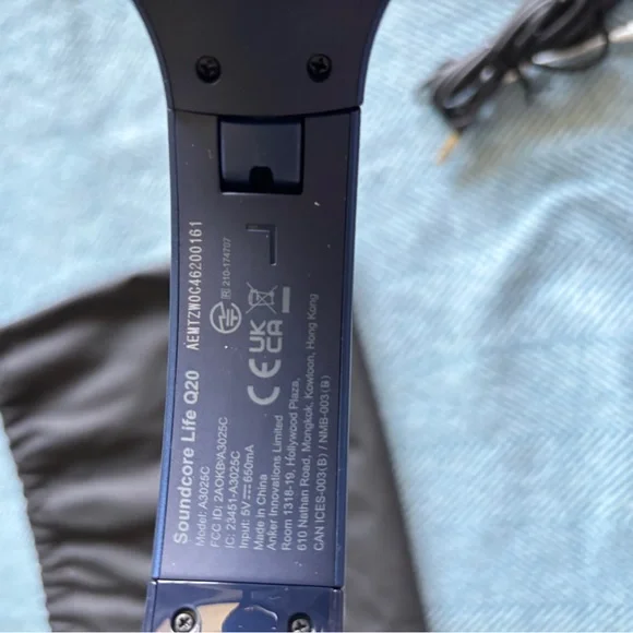 Blue Wireless Over-Ear Headphones